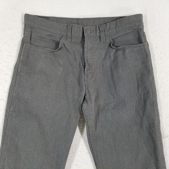 Levi's 511 jeans men's 36x32 slim straight gray stretch denim pants retro - Picture 2 of 12